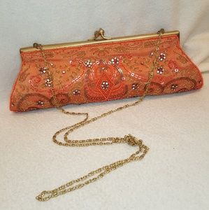 Brand New MOYNA beaded clutch purse